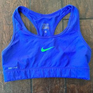 Nike Dri-Fit Purple-Blue Sports Bra